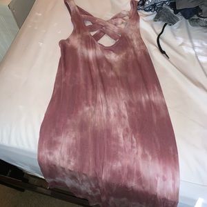 American eagle tie dye dress